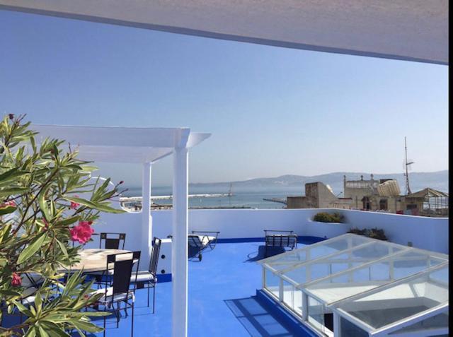 Tanger *Riad El Pacha* Riad Avec Vu Sur La Mer Eksteriør bilde